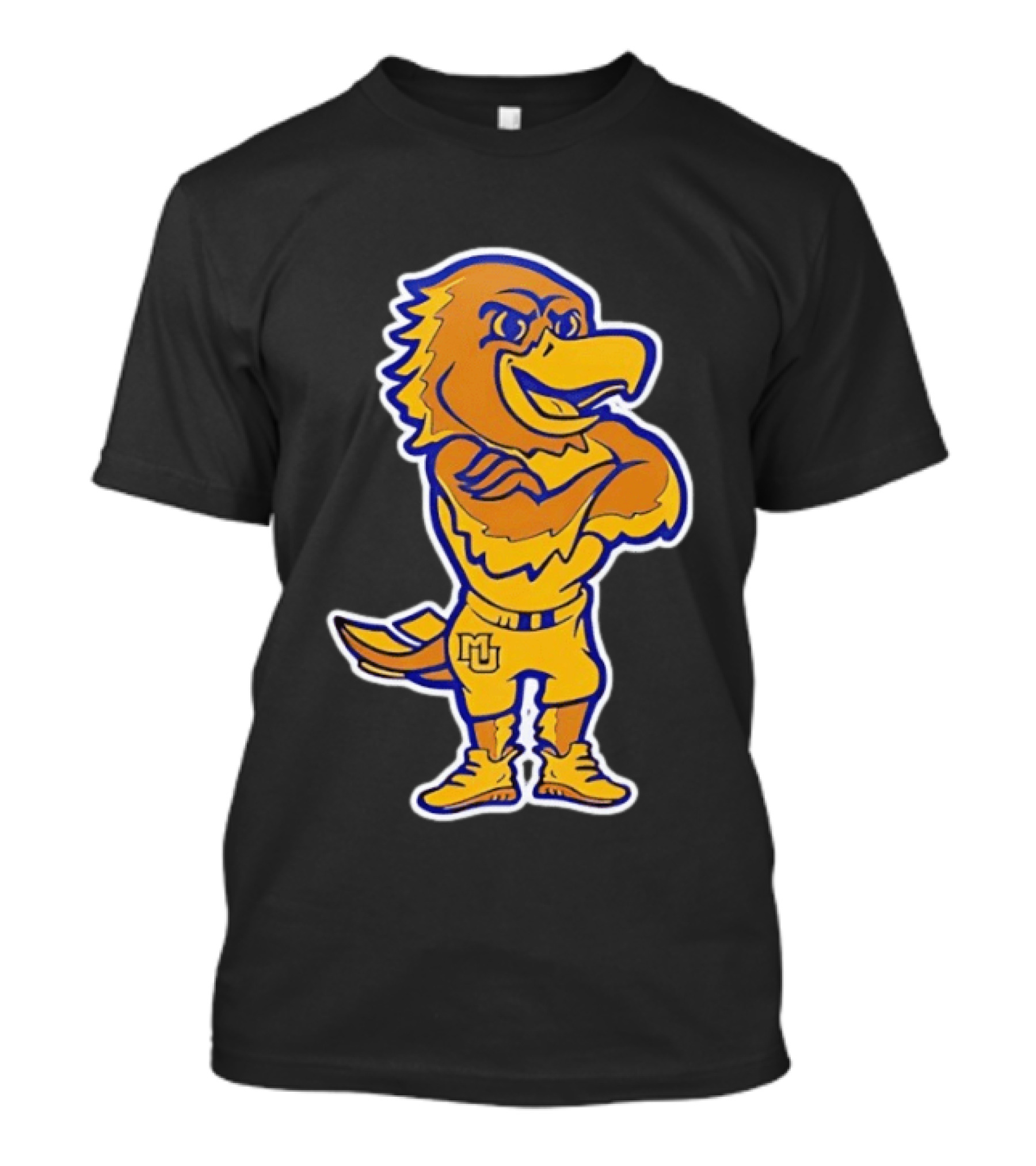 Marquette Basketball MU Golden Eagle Vintage Milwaukee T-Shirt