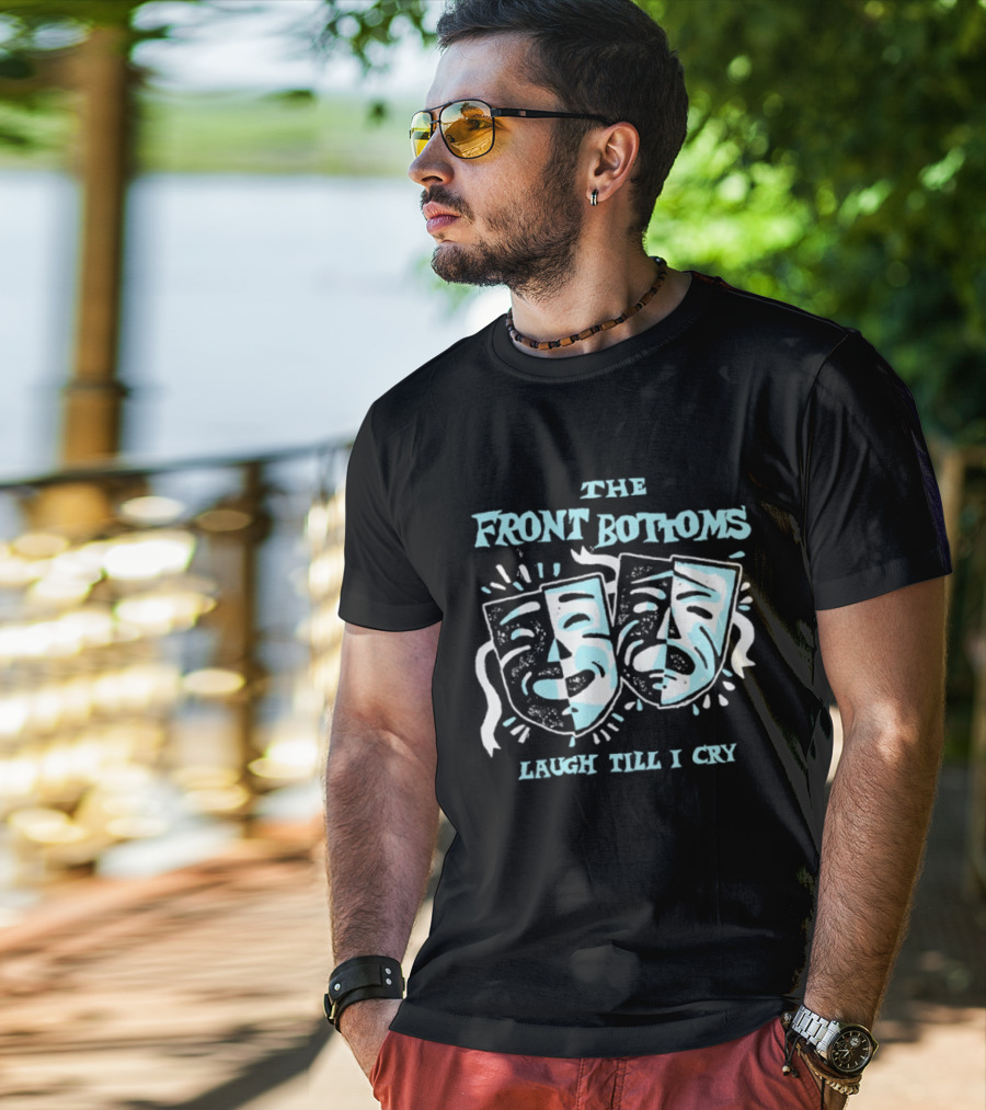 The Front Bottoms Masks Laugh Till I Cry T-Shirt