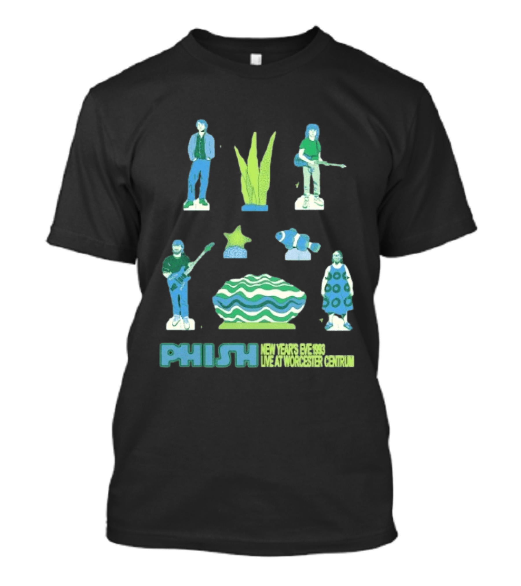 Phish New Year’s Eve 1993 Live At Worcester Centrum T-Shirt