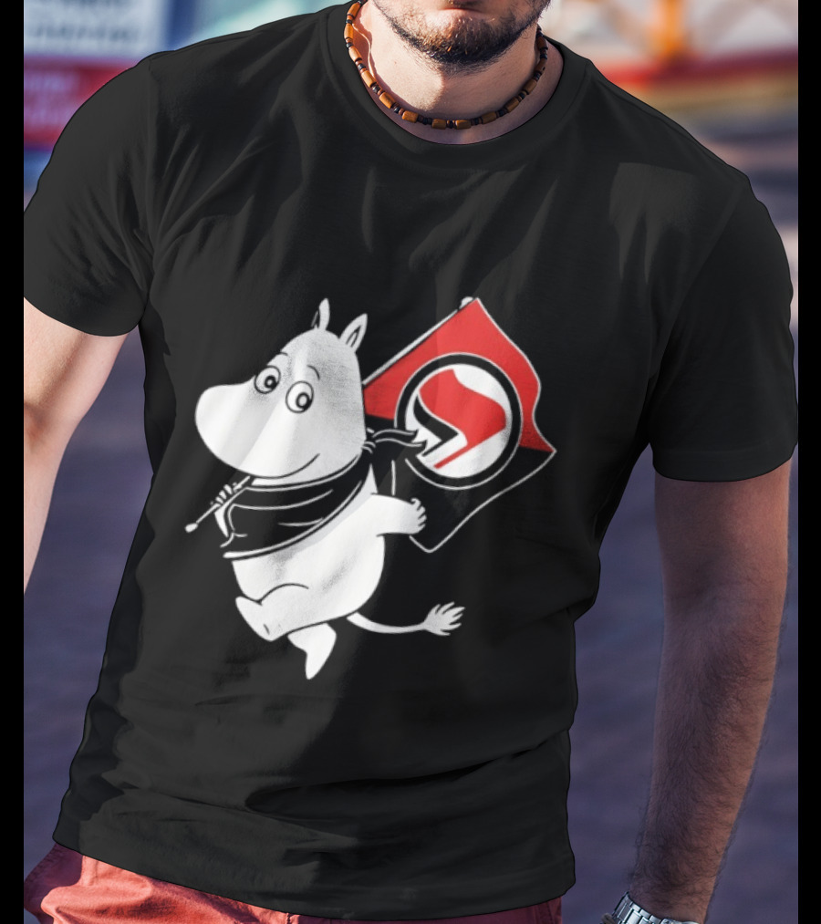 Tom Morello Antifa Moomin Anti Fascist T-Shirt
