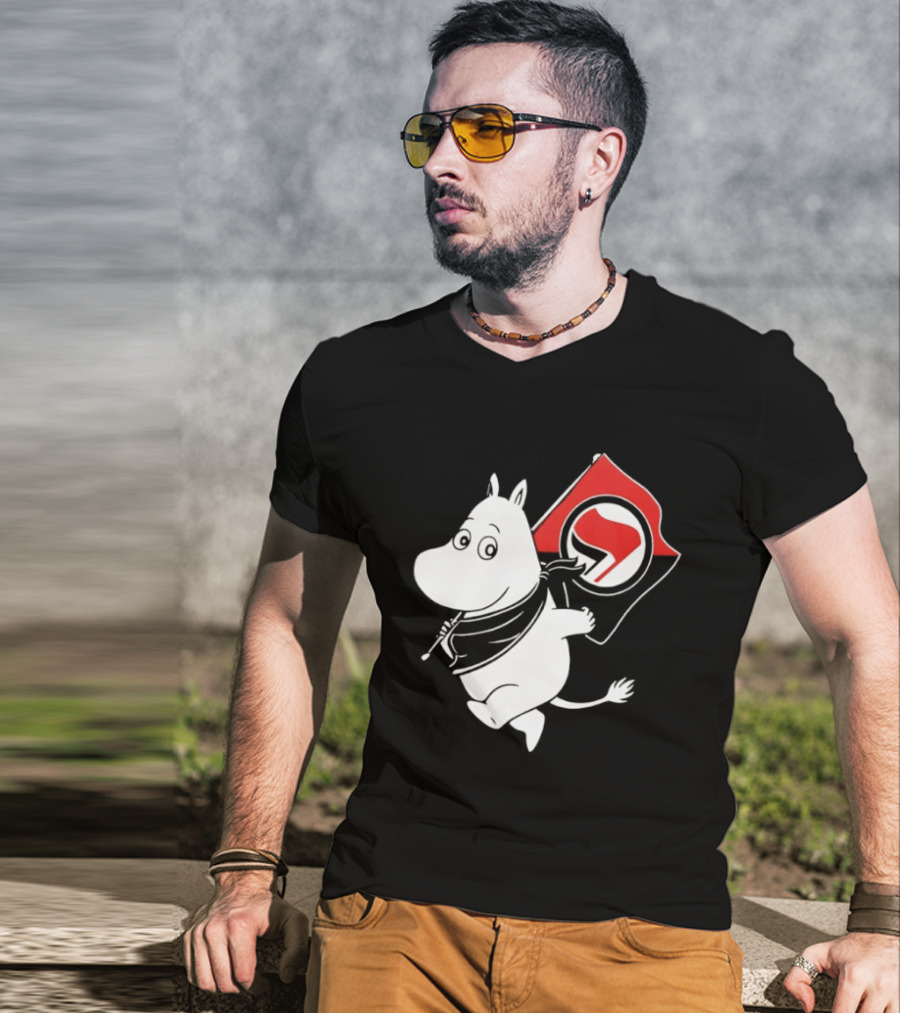 Tom Morello Antifa Moomin Anti Fascist T-Shirt