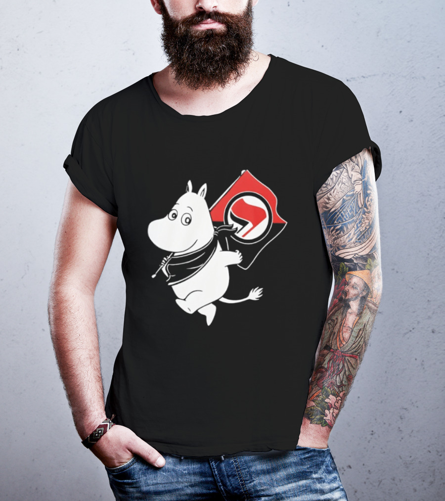 Tom Morello Antifa Moomin Anti Fascist T-Shirt