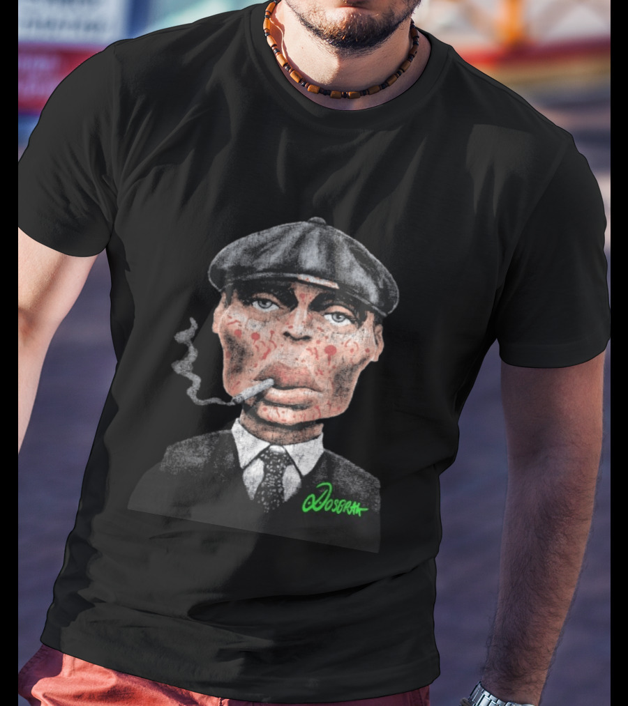 Tommy Shelby Smoking Cigarette By Dosbrak T-Shirt