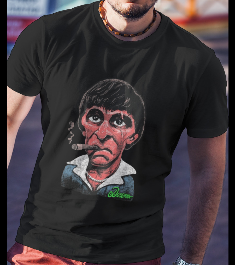 Tony Montana Cigarettes Scarface Dosbrak T-Shirt