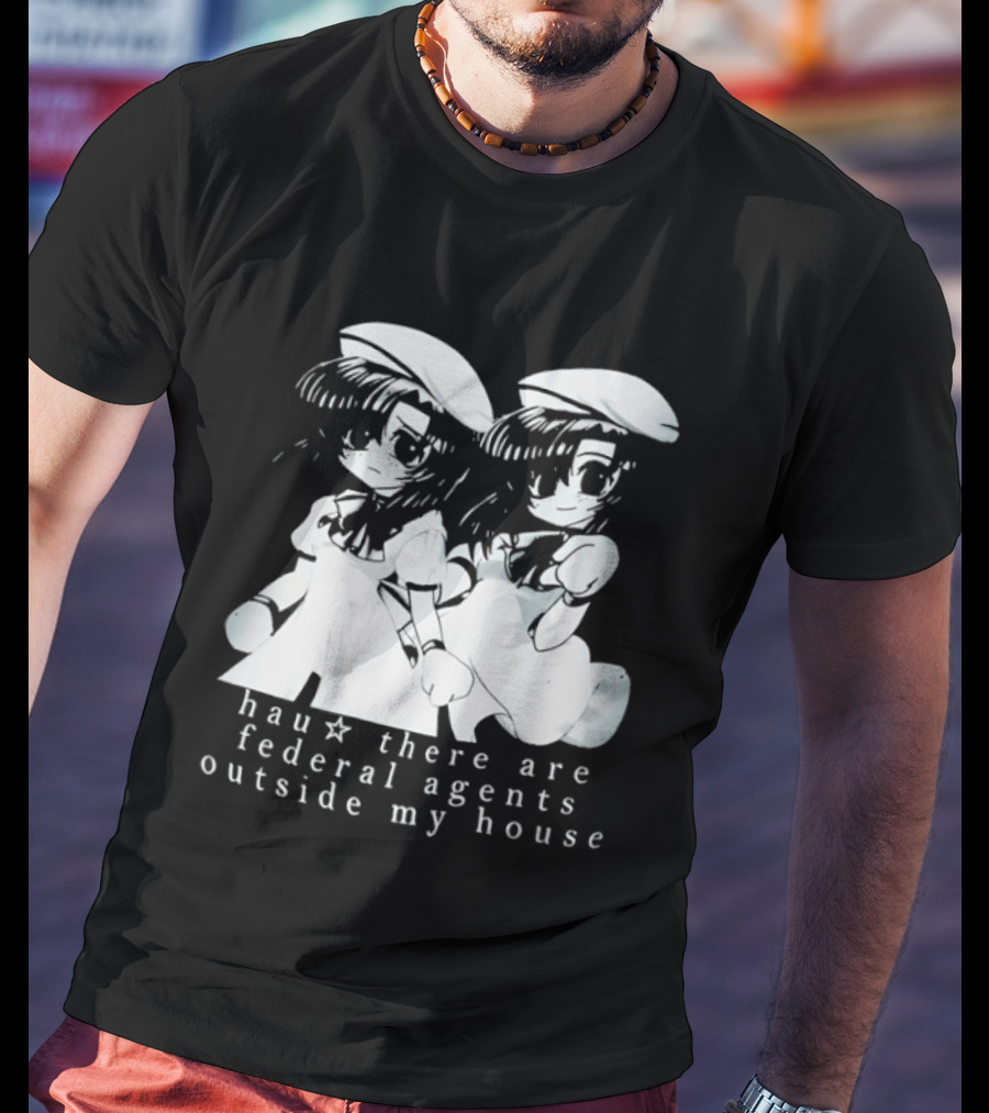 Touhou Project Series Hau There Are Federal Agents Outside My House T-Shirt