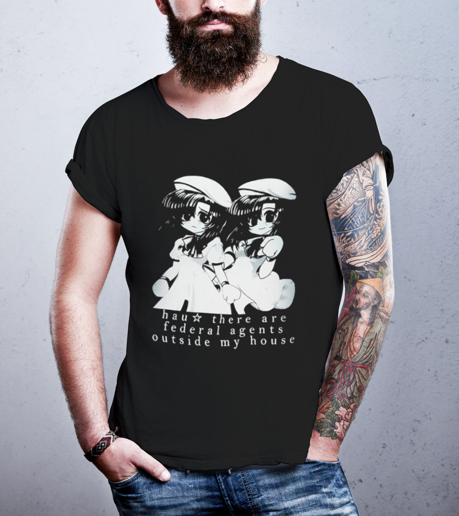 Touhou Project Series Hau There Are Federal Agents Outside My House T-Shirt