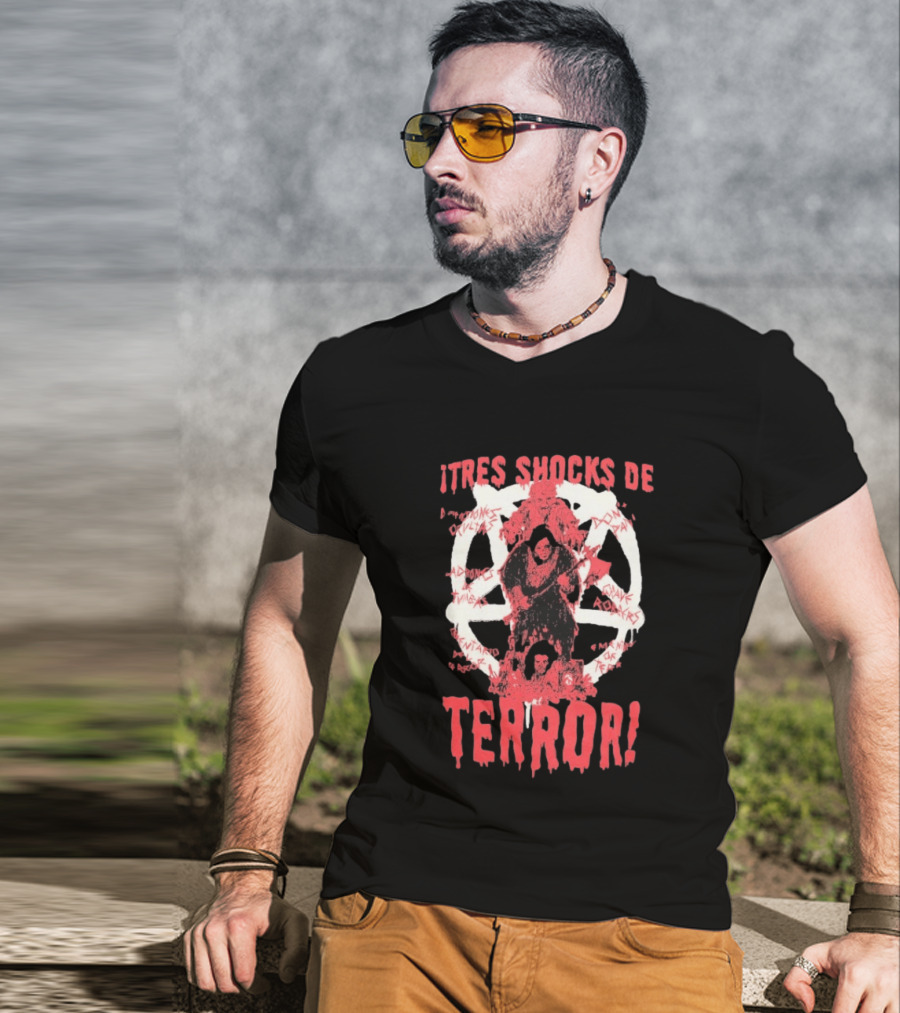 Tres Shocks De Terror Films Of Rubén Galindo Jr. T-Shirt