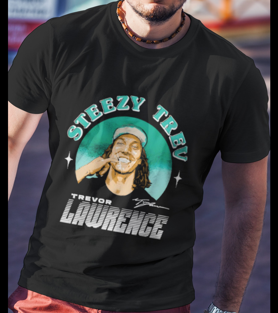 Steezy Trev Trevor Lawrence Signature Jacksonville T-Shirt