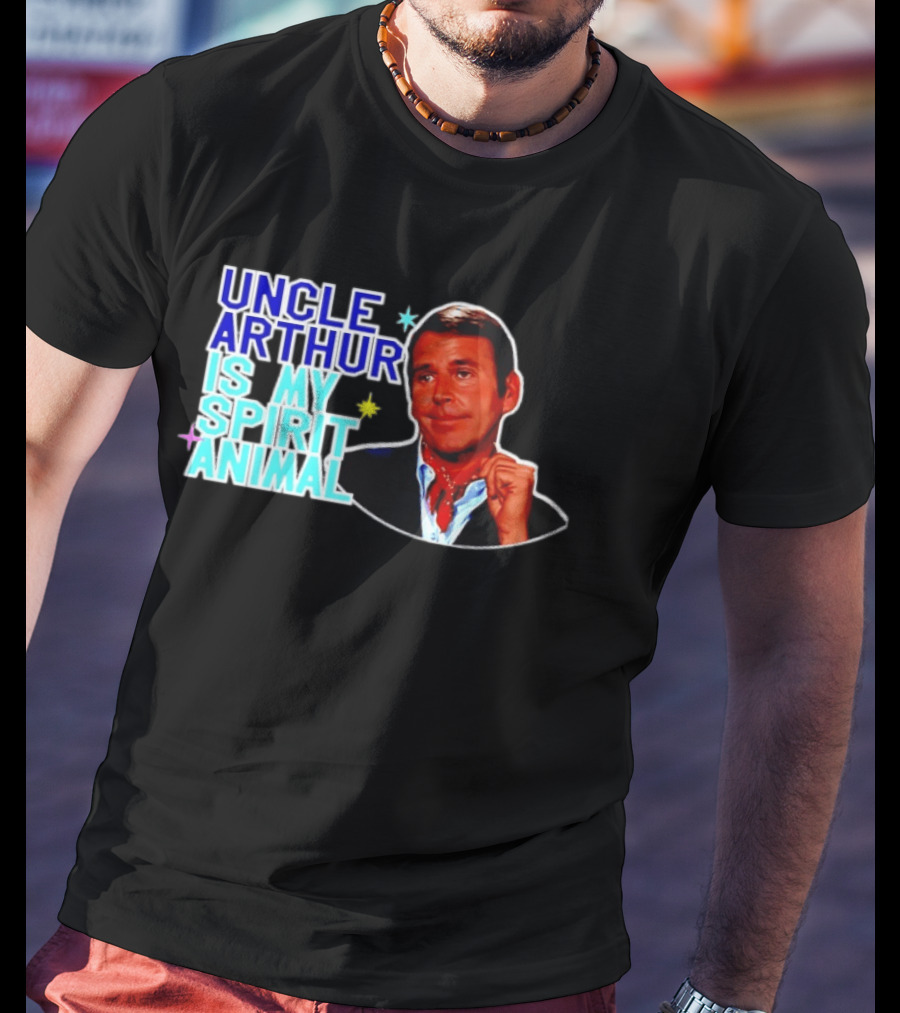 Uncle Arthur Is My Spirit Animal Bewitched Tribute Retro TV Fan Favorite T-Shirt