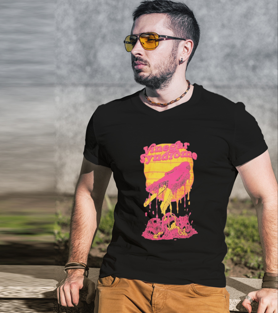 Vinegar Syndrome Rotsicle Melting Horror Aesthetic T-Shirt