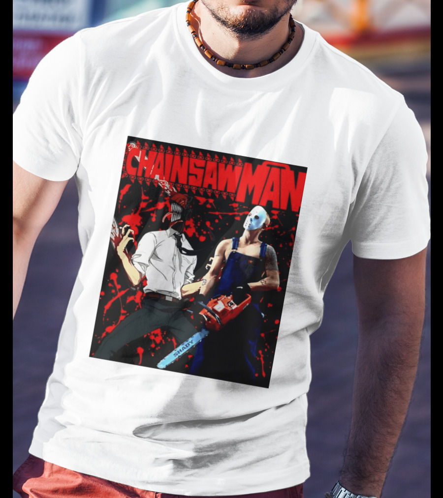 Chainsaw Man Shady Anime Horror T-Shirt