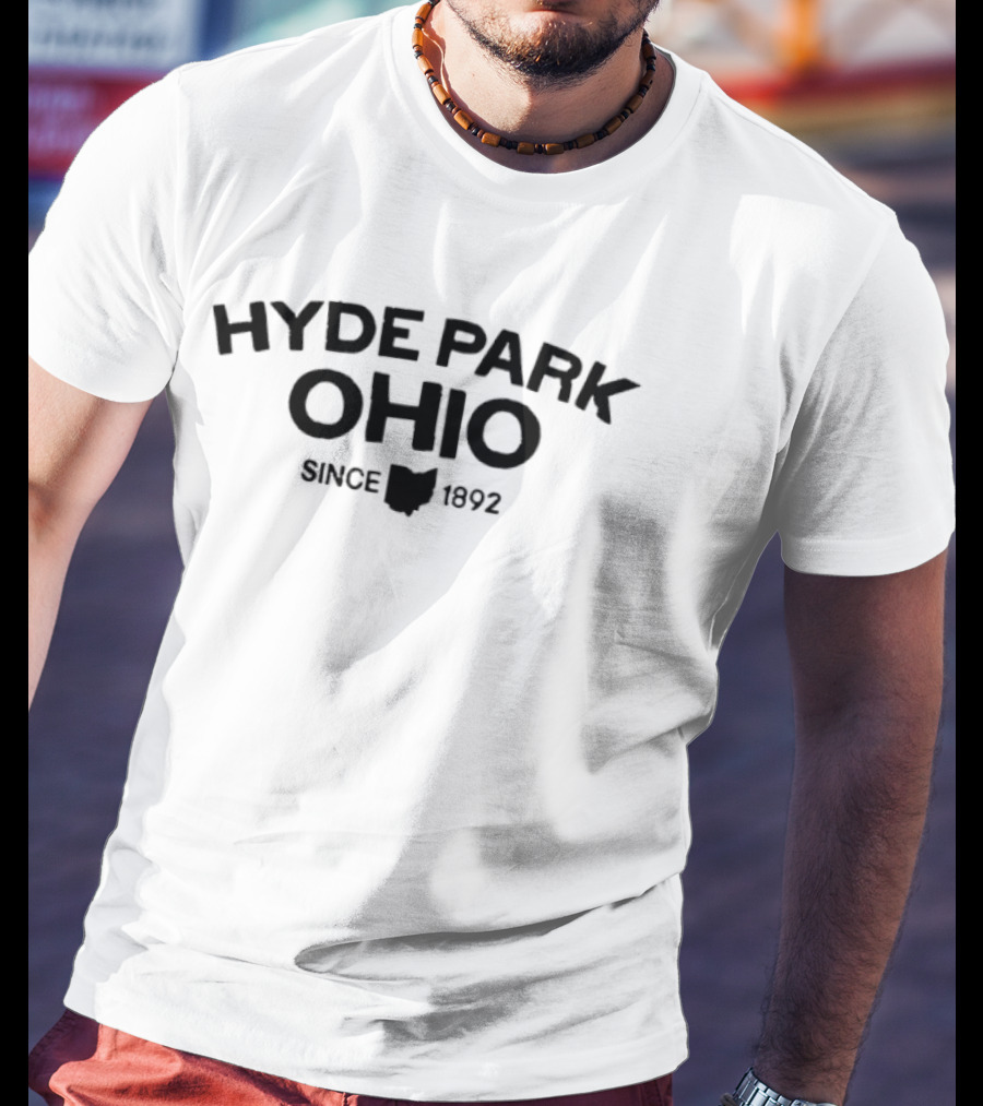 Hyde Park Ohio Since 1892 Vintage Ohio Map T-Shirt