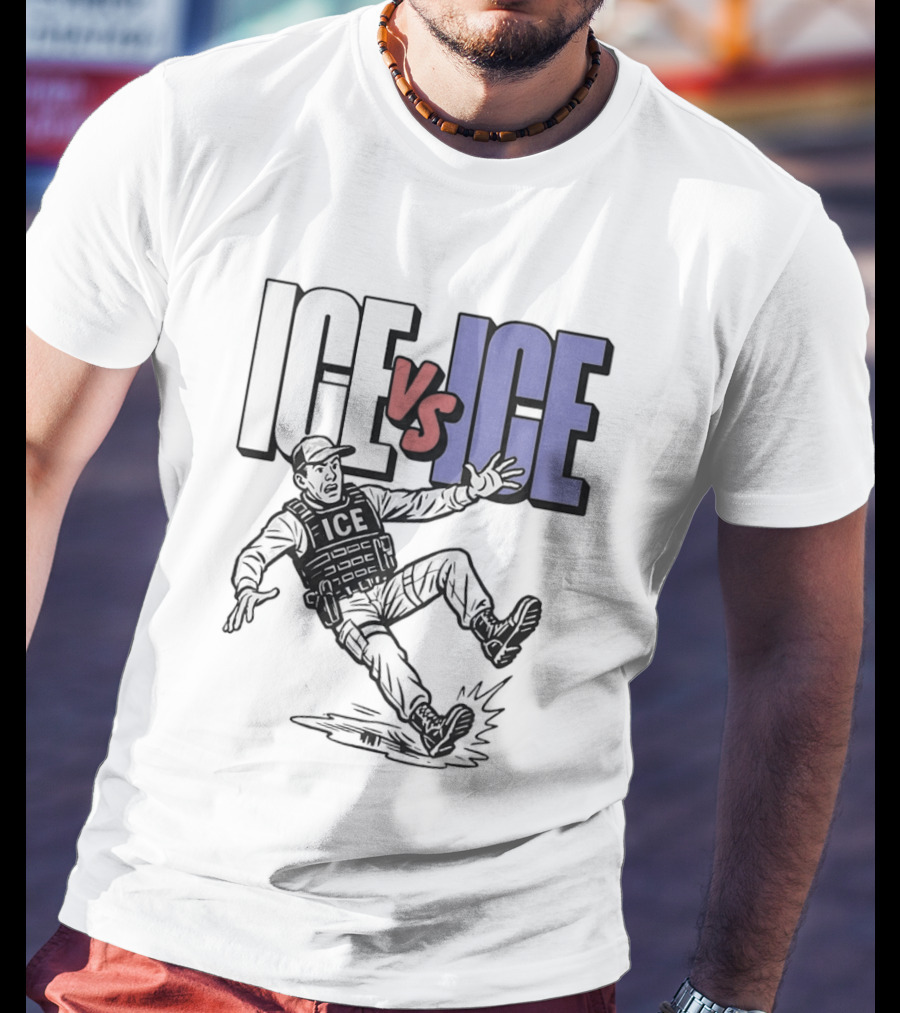 ICE Vs ICE 2026 Slippery Encounter T-Shirt