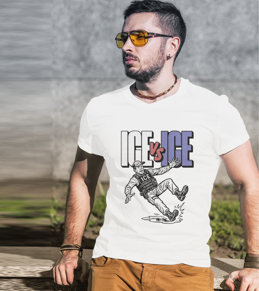 ICE Vs ICE 2026 Slippery Encounter T-Shirt