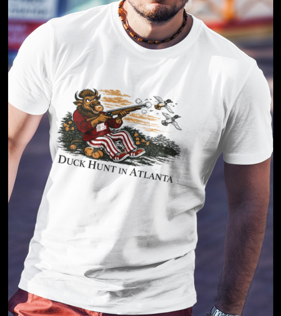 Indiana Hoosiers Duck Hunt In Atlanta Sports Fan T-Shirt