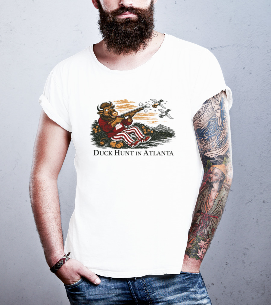 Indiana Hoosiers Duck Hunt In Atlanta Sports Fan T-Shirt