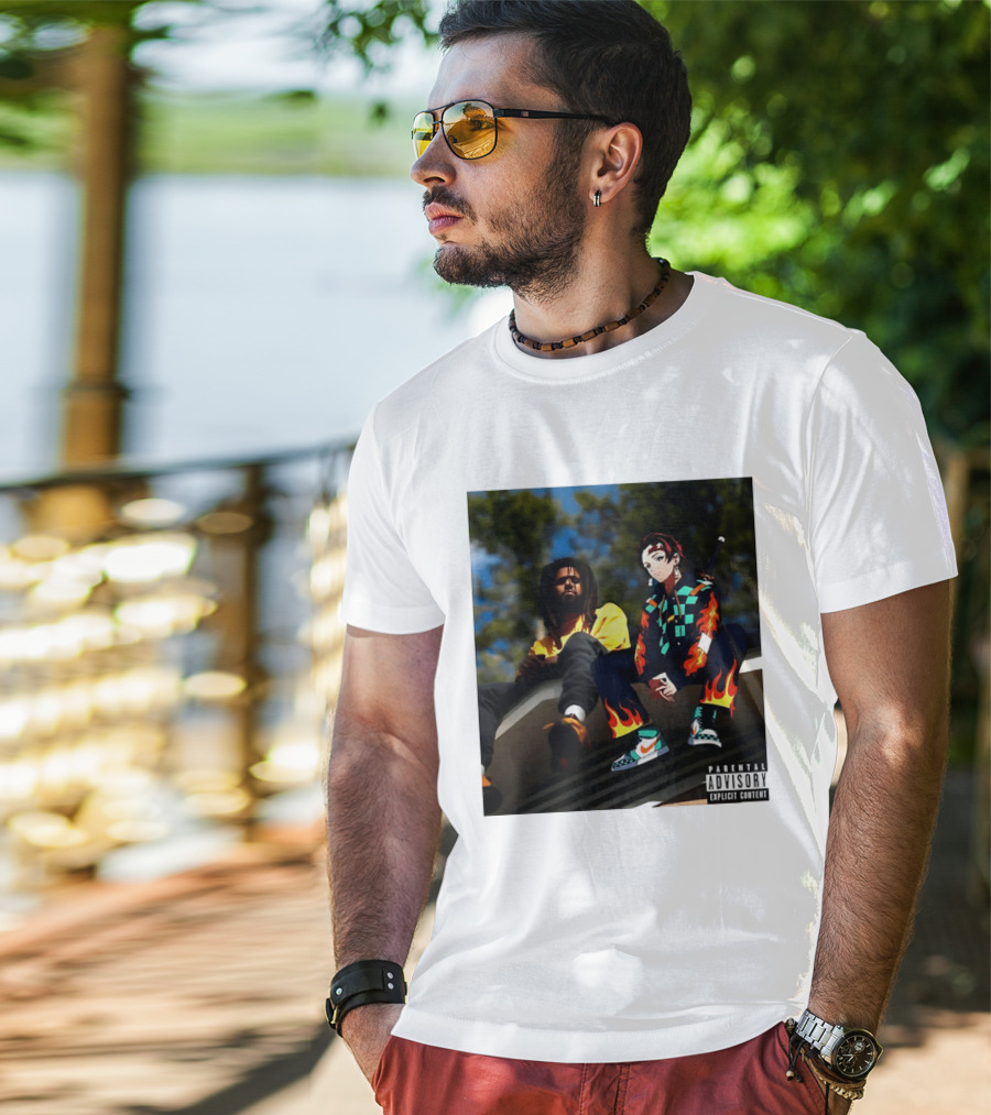 Forest Hills Scru Face Jean Tanjiro Kamado Parental Advisory Explicit Content T-Shirt