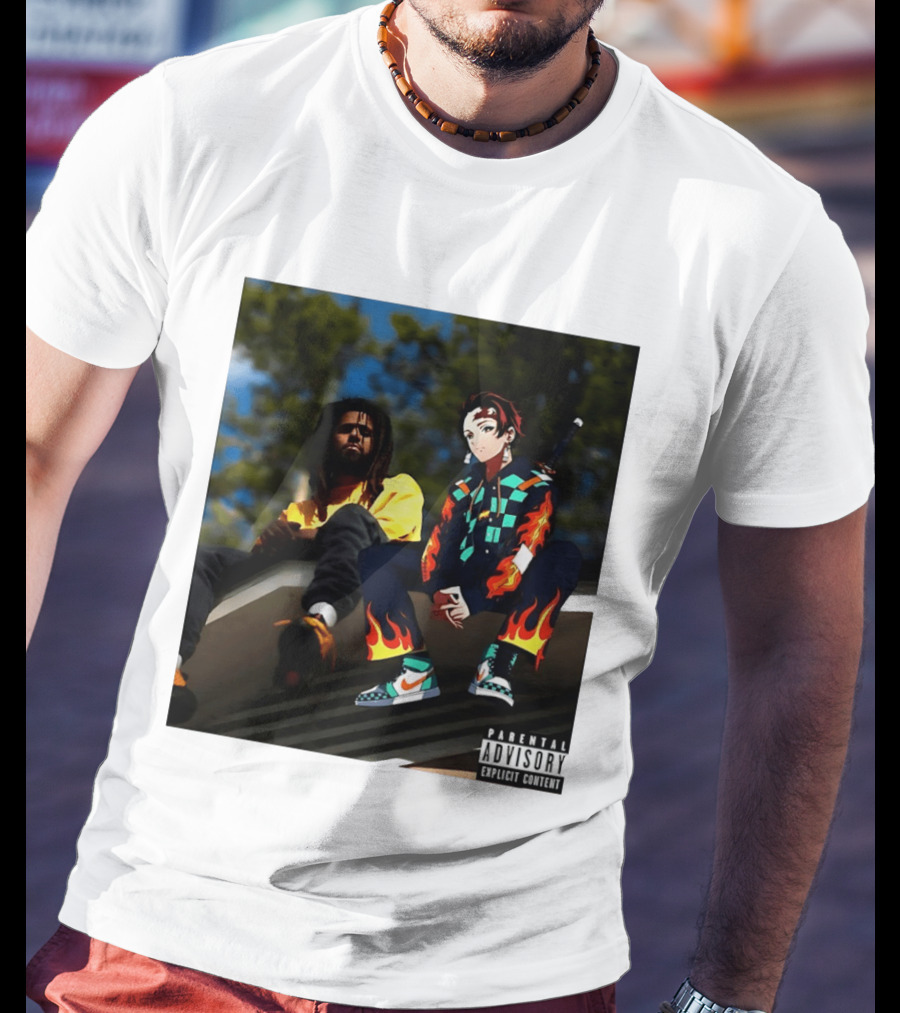 Forest Hills Scru Face Jean Tanjiro Kamado Parental Advisory Explicit Content T-Shirt