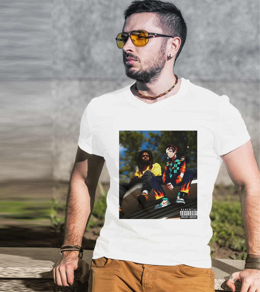 Forest Hills Scru Face Jean Tanjiro Kamado Parental Advisory Explicit Content T-Shirt