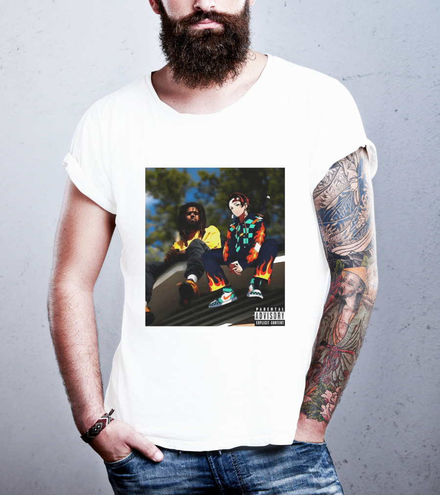 Forest Hills Scru Face Jean Tanjiro Kamado Parental Advisory Explicit Content T-Shirt