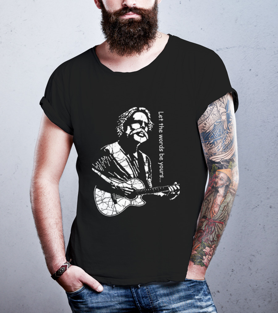 Bob Weir Let The Words Be Yours Acoustic Guitar T-Shirt