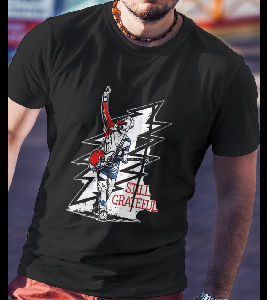 Bob Weir Still Grateful Lightning Bolt Guitar T-Shirt