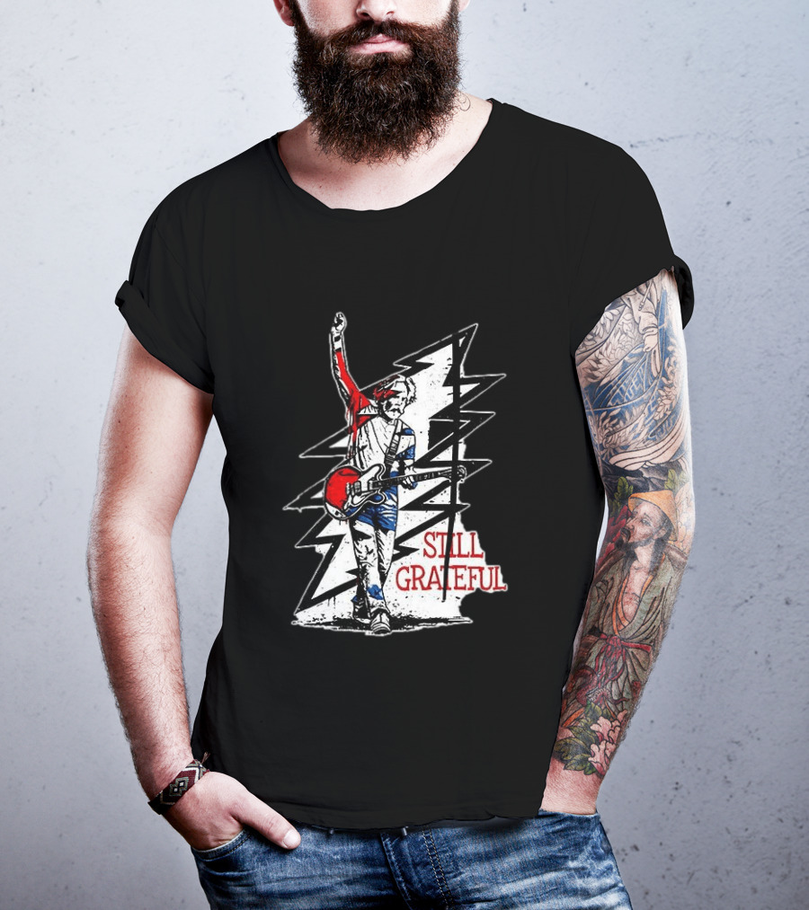 Bob Weir Still Grateful Lightning Bolt Guitar T-Shirt