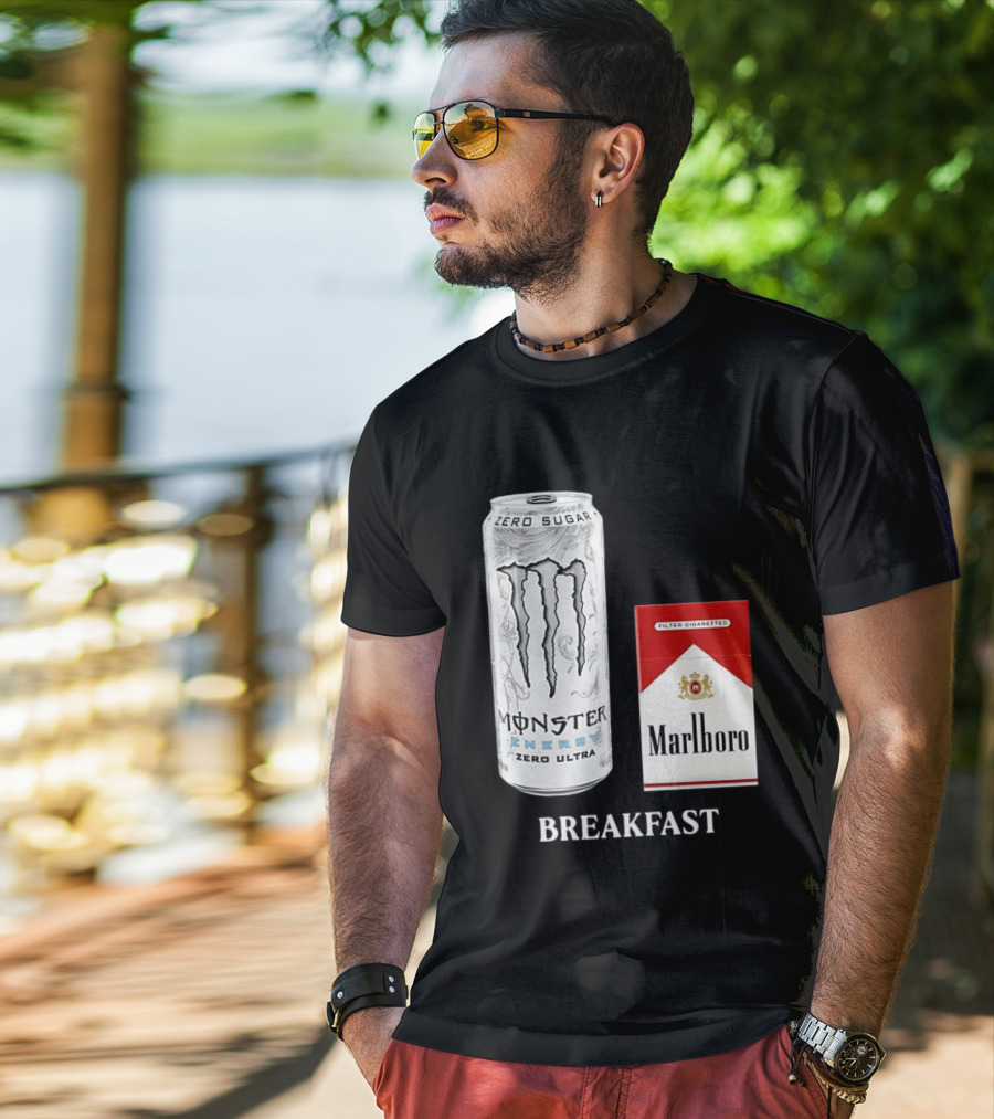 Monster Zero Ultra Marlboro Red Breakfast Combo T-Shirt