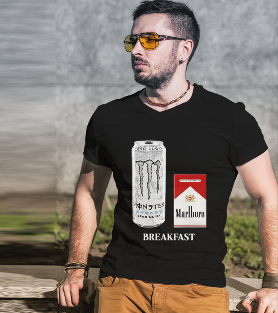 Monster Zero Ultra Marlboro Red Breakfast Combo T-Shirt