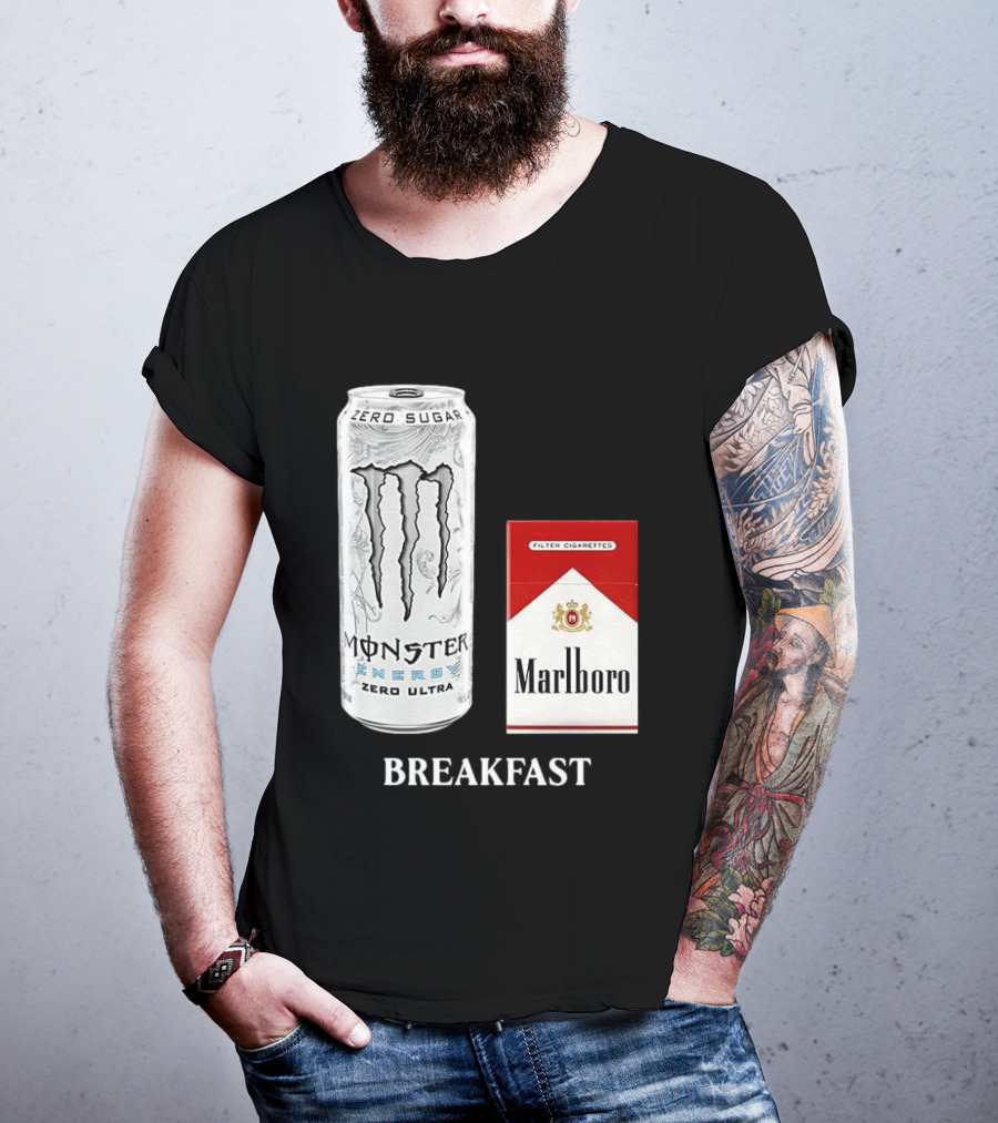 Monster Zero Ultra Marlboro Red Breakfast Combo T-Shirt