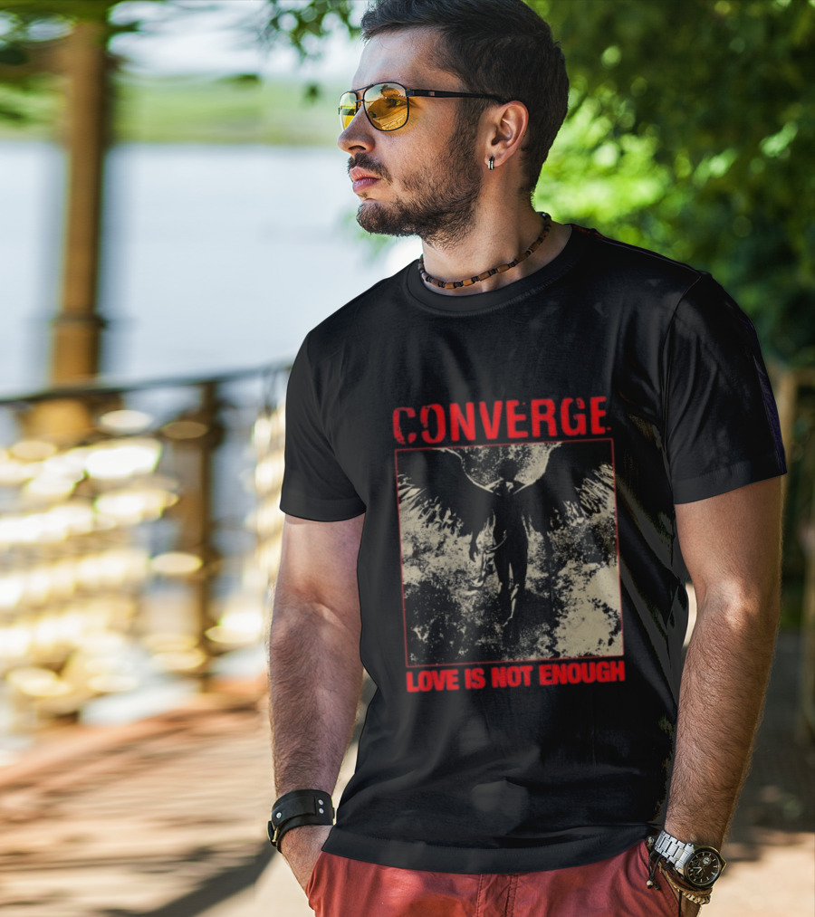 Converge Love Is Not Enough Angel Wings T-Shirt
