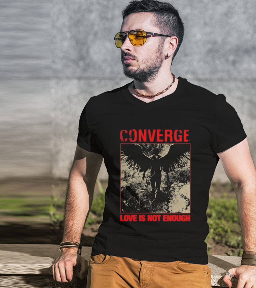 Converge Love Is Not Enough Angel Wings T-Shirt