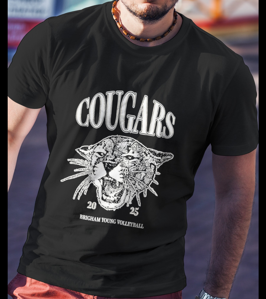 Cougars Brigham Young Volleyball 2025 Team Spirit T-Shirt