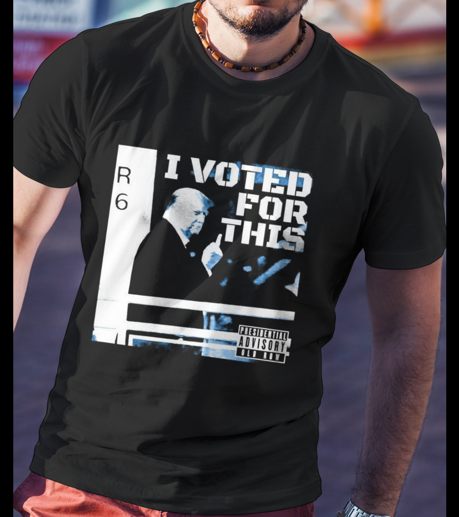 I Voted For This Trump Middle Finger T-Shirt