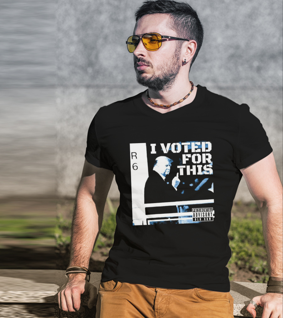 I Voted For This Trump Middle Finger T-Shirt