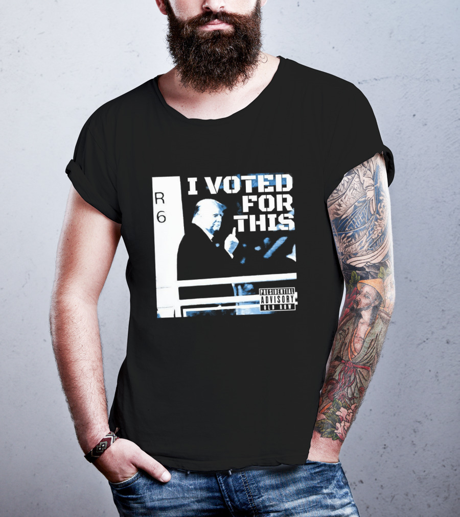 I Voted For This Trump Middle Finger T-Shirt