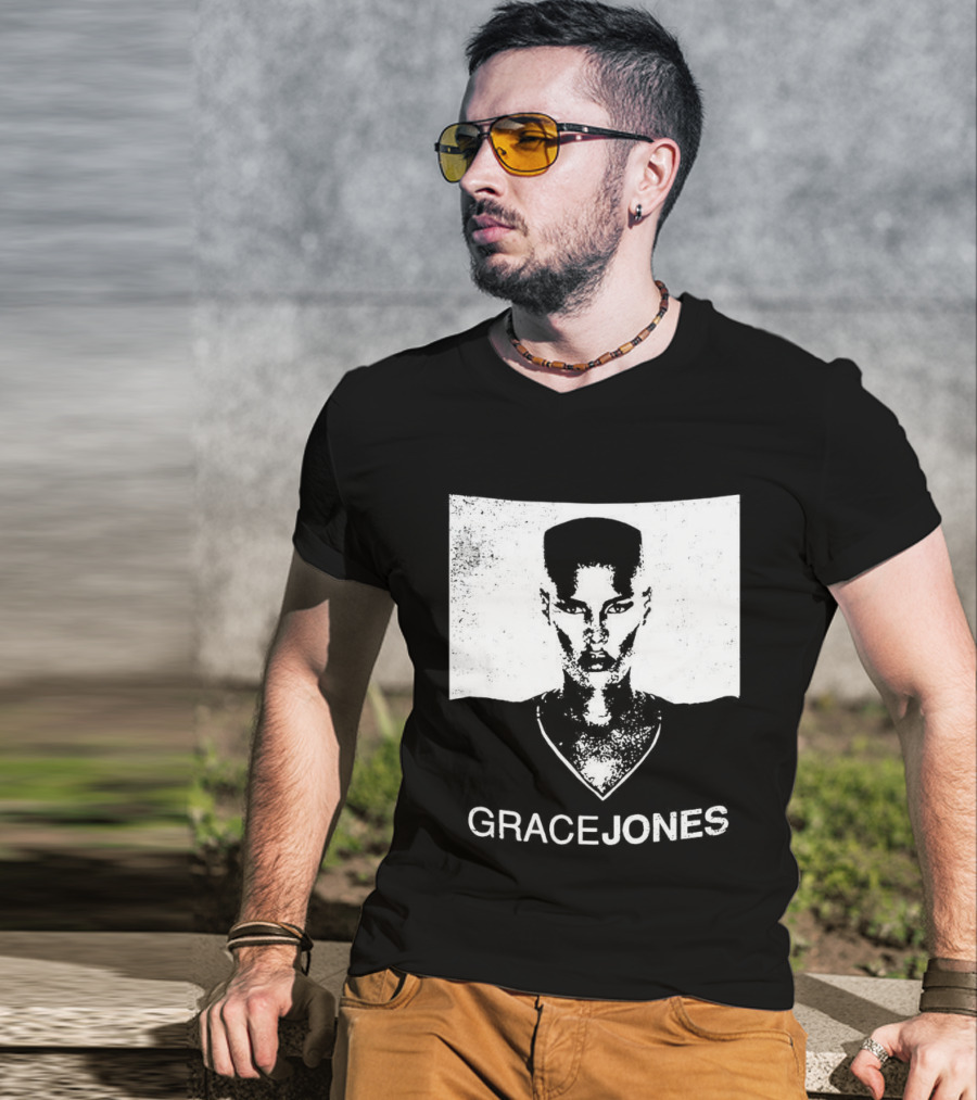 Grace Jones Classic Style Minimalist T-Shirt