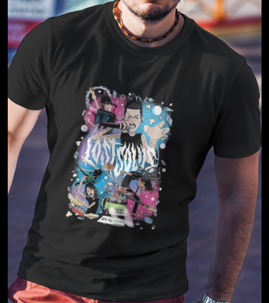 Lost Souls Lore Punk Band Anime Style Bleach T-Shirt