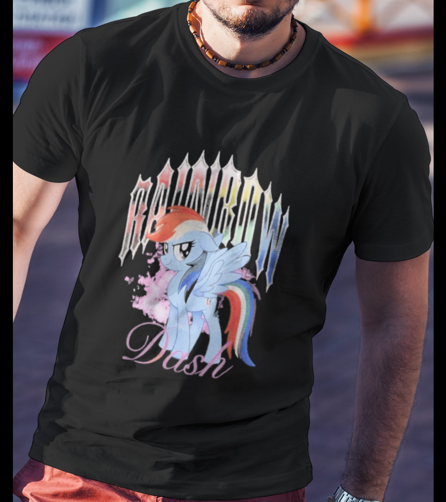 Rainbow Dash My Little Pony Colorful T-Shirt