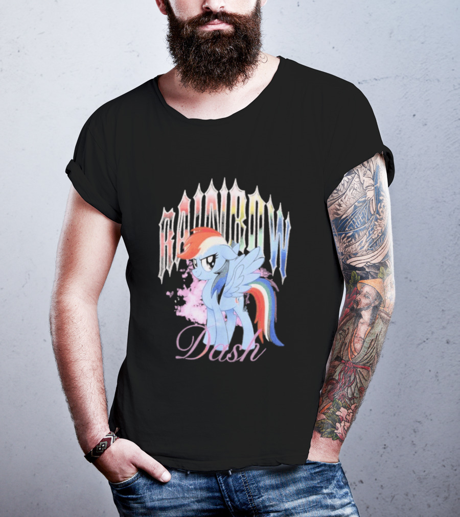 Rainbow Dash My Little Pony Colorful T-Shirt