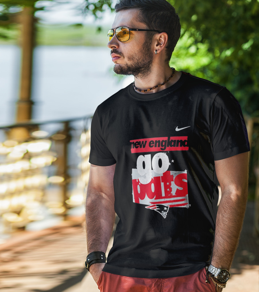 New England Go Pats Nike Patriots T-Shirt