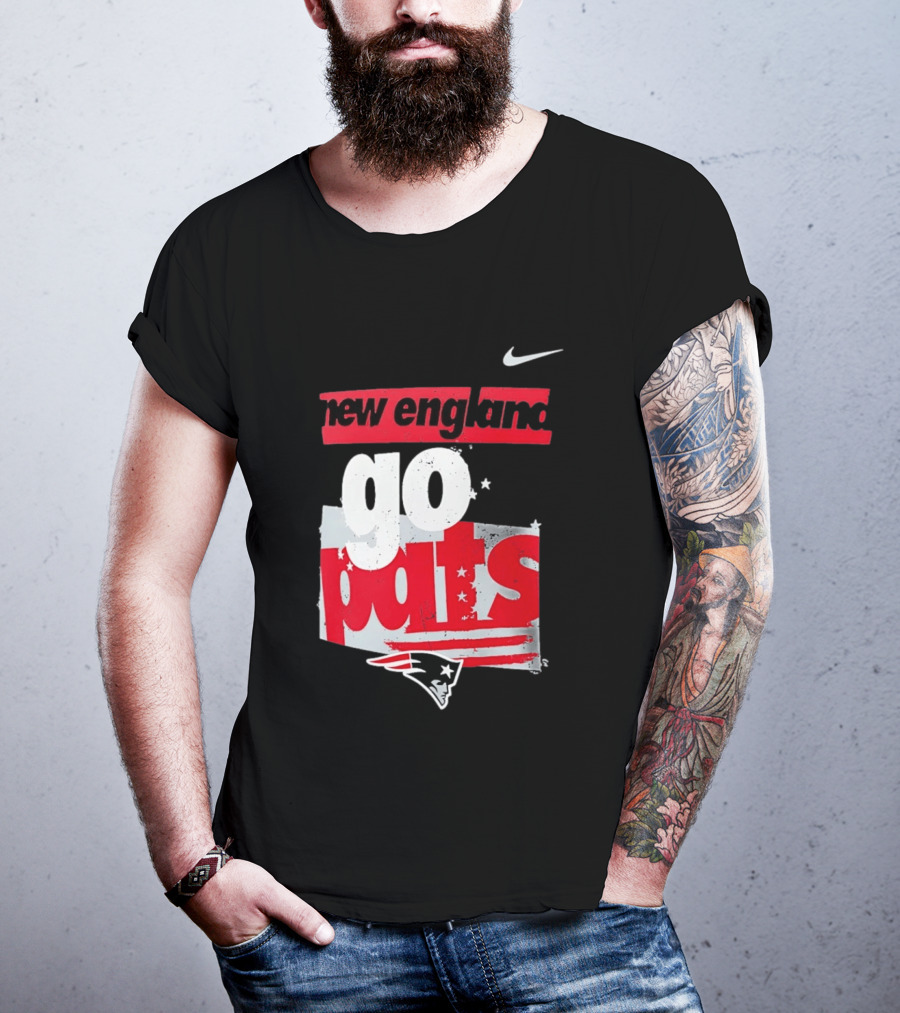 New England Go Pats Nike Patriots T-Shirt