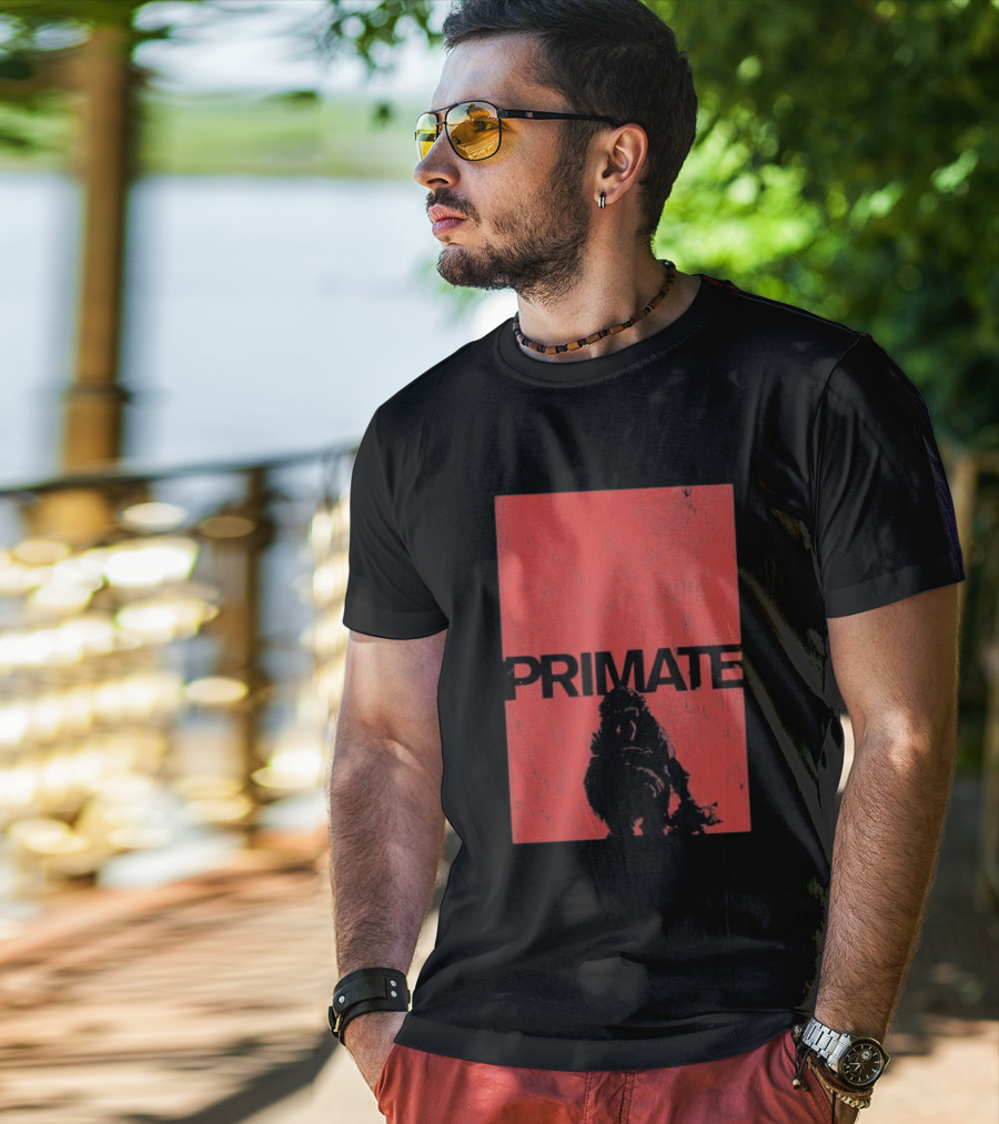 Primate Red Block T-Shirt