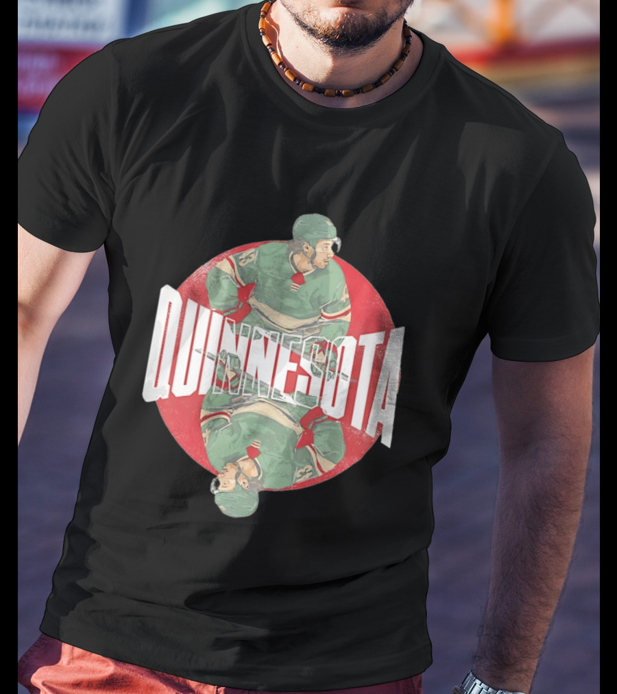Quinnesota Reflect NHL Player Minnesota Hockey T-Shirt