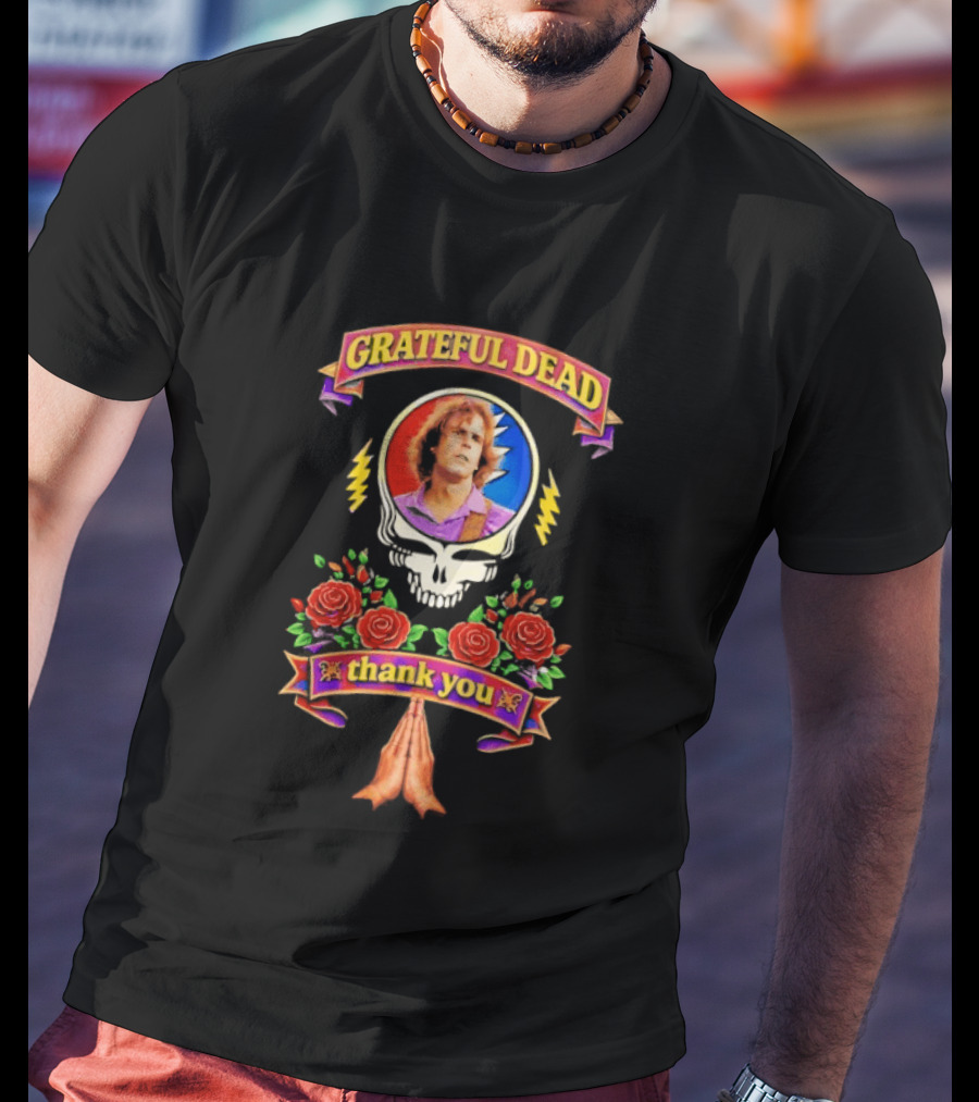 Grateful Dead Thank You Bob Weir 1947 2026 Roses And Skull T-Shirt