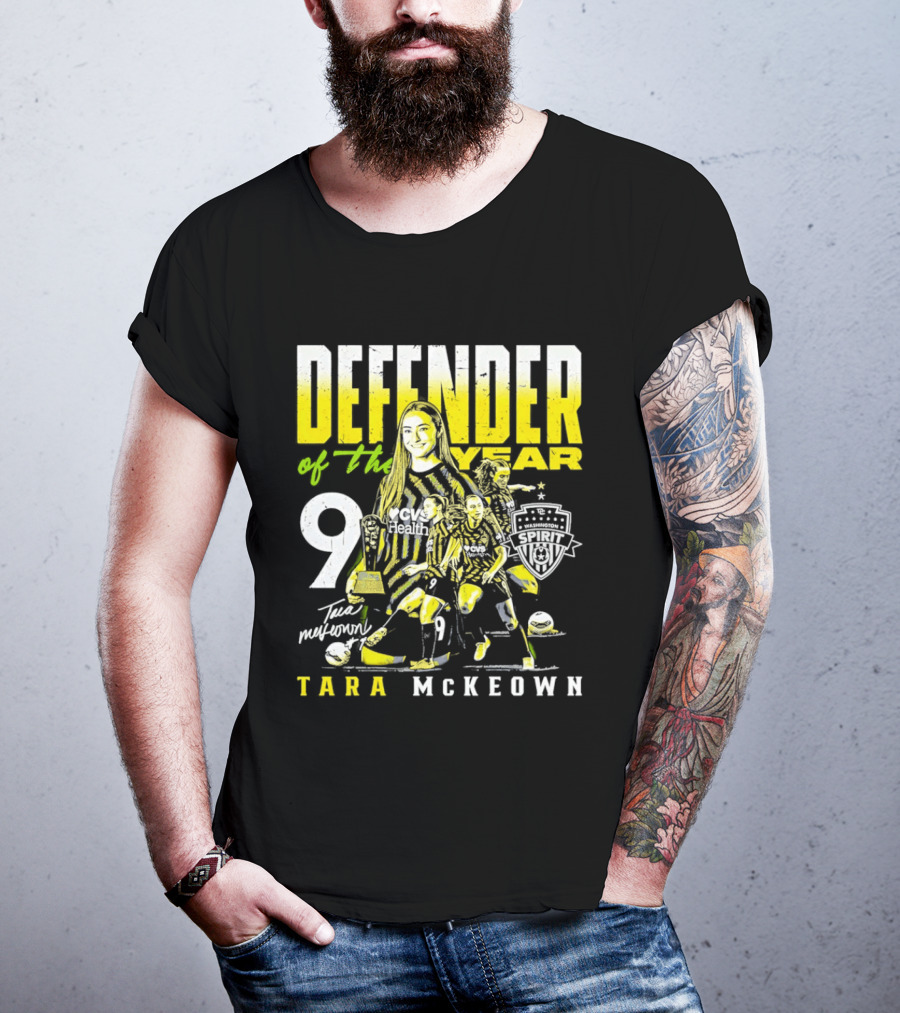 Tara McKeown Washington Spirit Defender Of The Year 2025 Number Nine T-Shirt