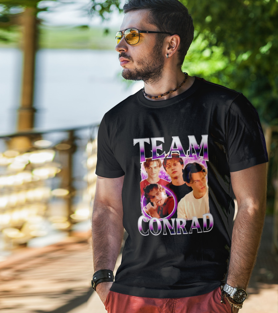 Team Conrad Fan Favorite Characters Collage 90s T-Shirt