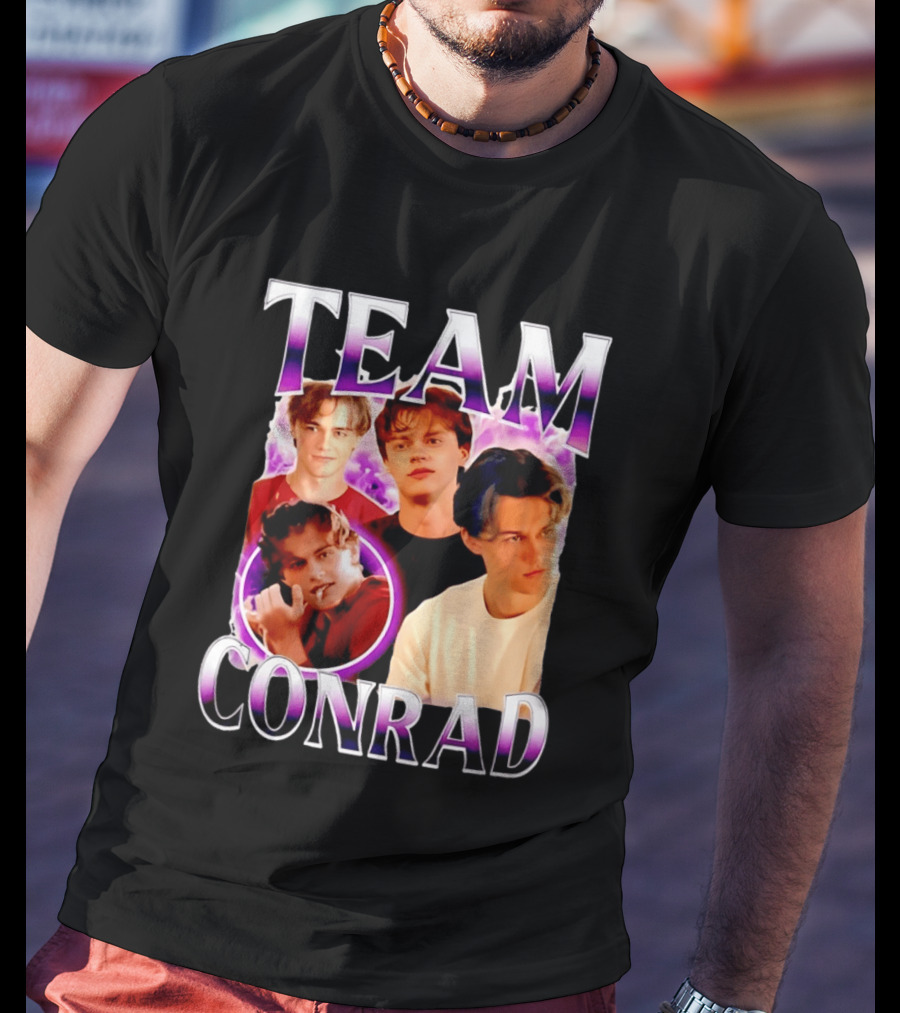 Team Conrad Fan Favorite Characters Collage 90s T-Shirt