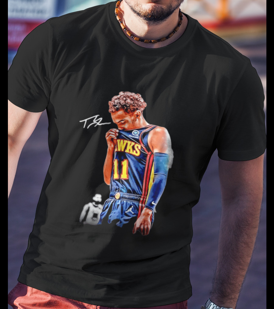 Trae Young Hawks 11 Signature Basketball Jersey 2026 T-Shirt