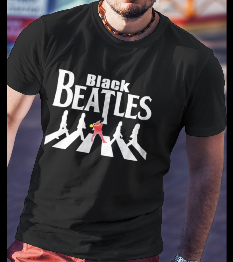 Black Beatles Abbey Road Street T-Shirt